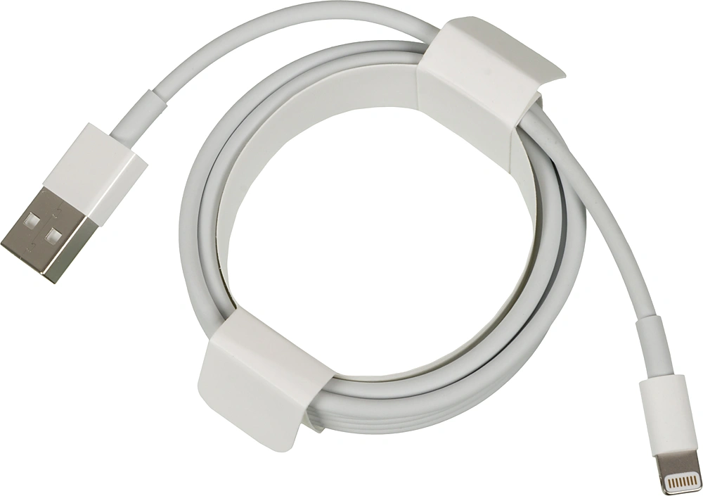 Кабель Apple A1510 MD819ZM/A USB (m)-Lightning (m) 2м белый — фото 1