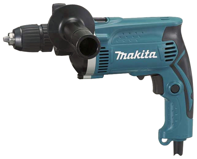Дрель ударная Makita HP1631 710Вт патрон:быстрозажимной реверс — фото 1