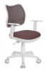 Кресло детское Бюрократ CH-W797/BR/TW-14C спинка сетка коричневый сиденье коричневый TW-14C (пластик белый)