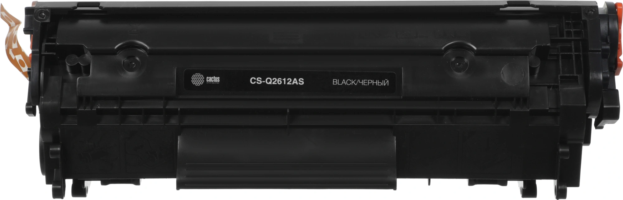 Картридж лазерный Cactus CS-Q2612AS Q2612A черный (2000стр.) для HP LJ 1010/1012/1015/1018/1020/1020Plus/1022/3015/3020 — миниатюра 2