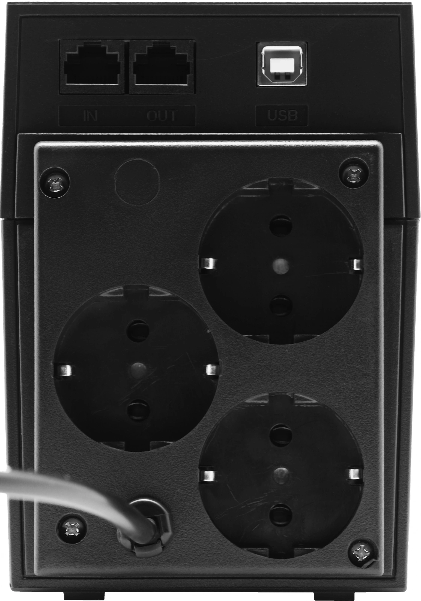 Источник бесперебойного питания Powercom RPT-600AP EURO 360Вт 600ВА — миниатюра 3
