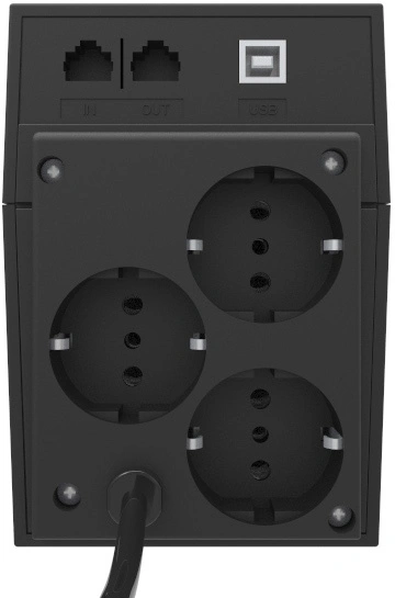 Источник бесперебойного питания Powercom RPT-800AP EURO 480Вт 800ВА — миниатюра 2