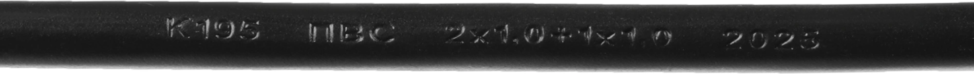 Шнур питания Rem R-10-Cord-C13-S-3 C13-Schuko проводник.:3x1мм2 3м 220В 10А (упак.:1шт) черный — миниатюра 3