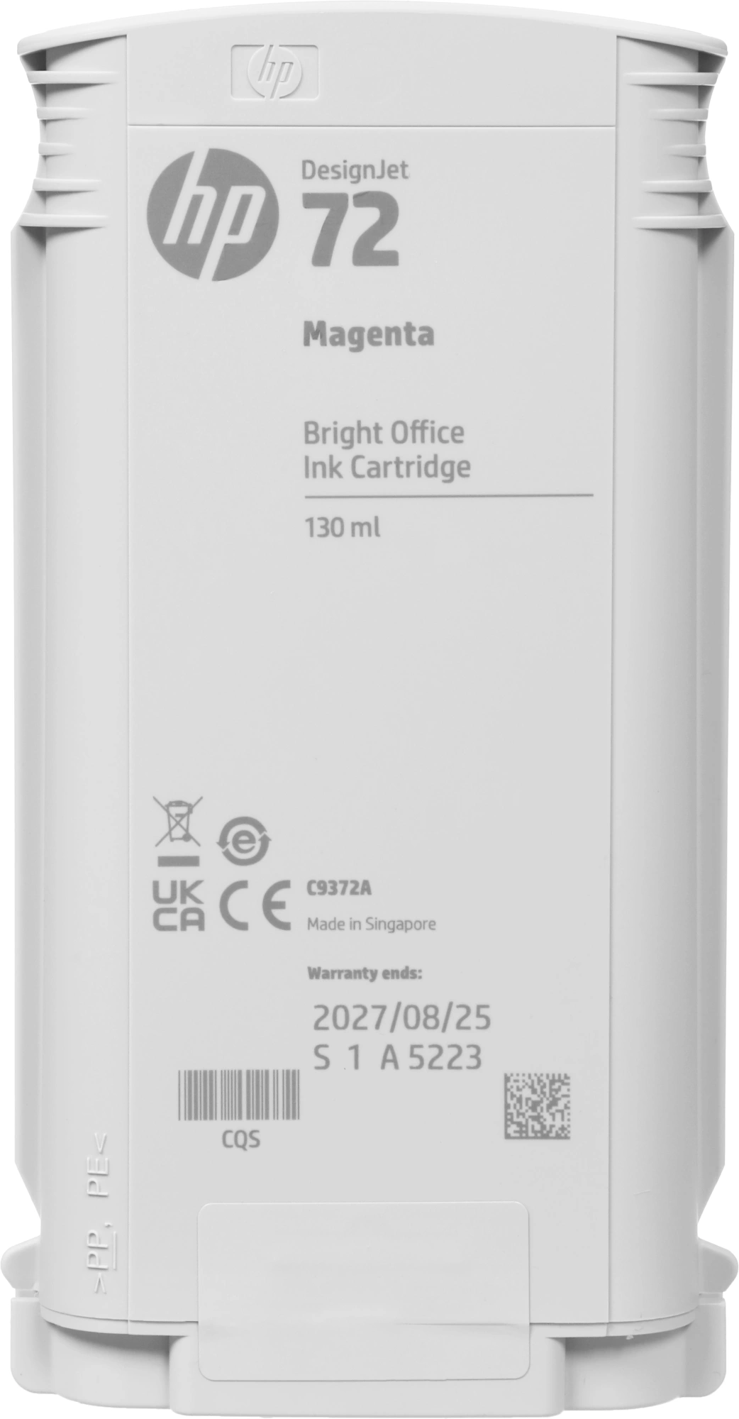 Картридж струйный HP 72 C9372A пурпурный (130мл) для HP DJ T1100/T610 — миниатюра 10