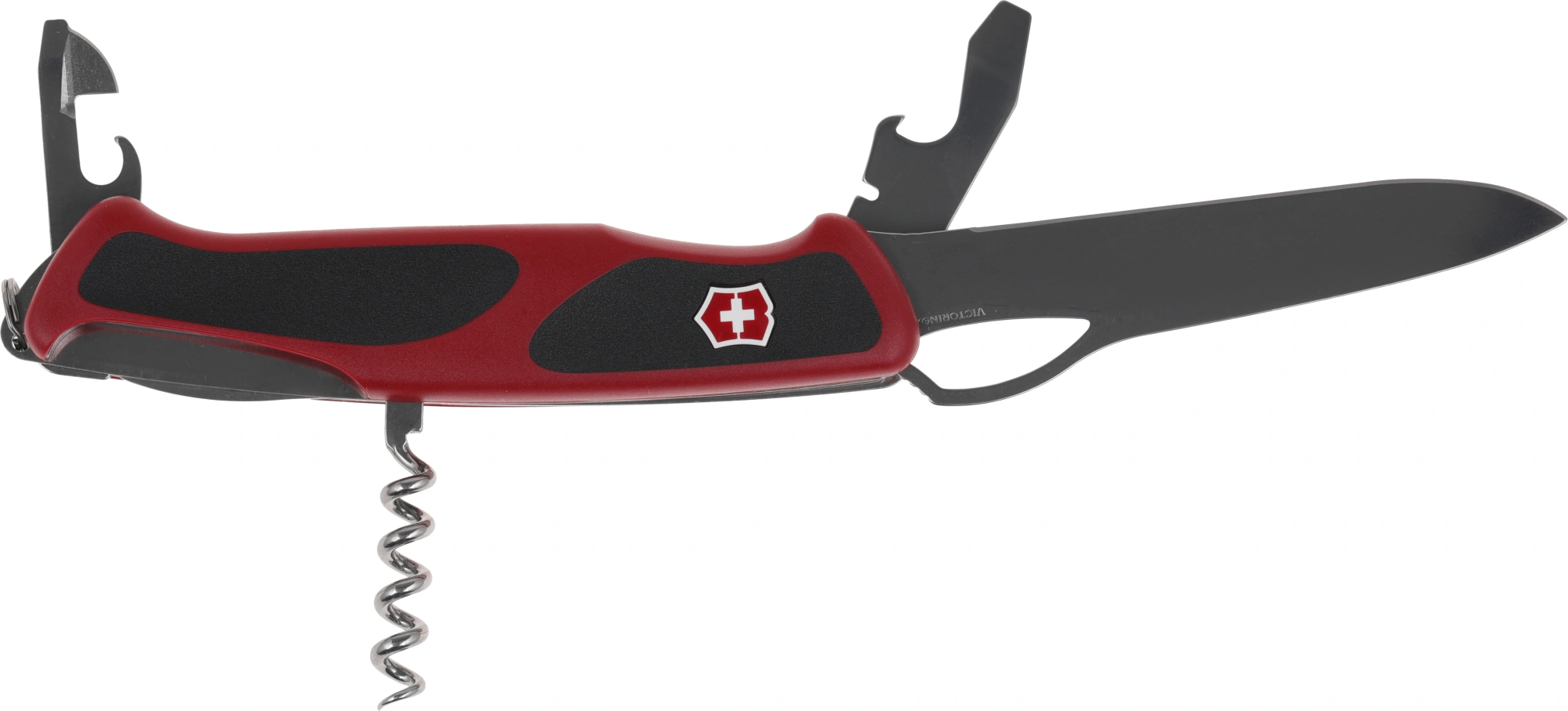 Нож перочинный Victorinox RangerGrip 61 (0.9553.MC) 130мм 11функц. красный/черный карт.коробка — миниатюра 2