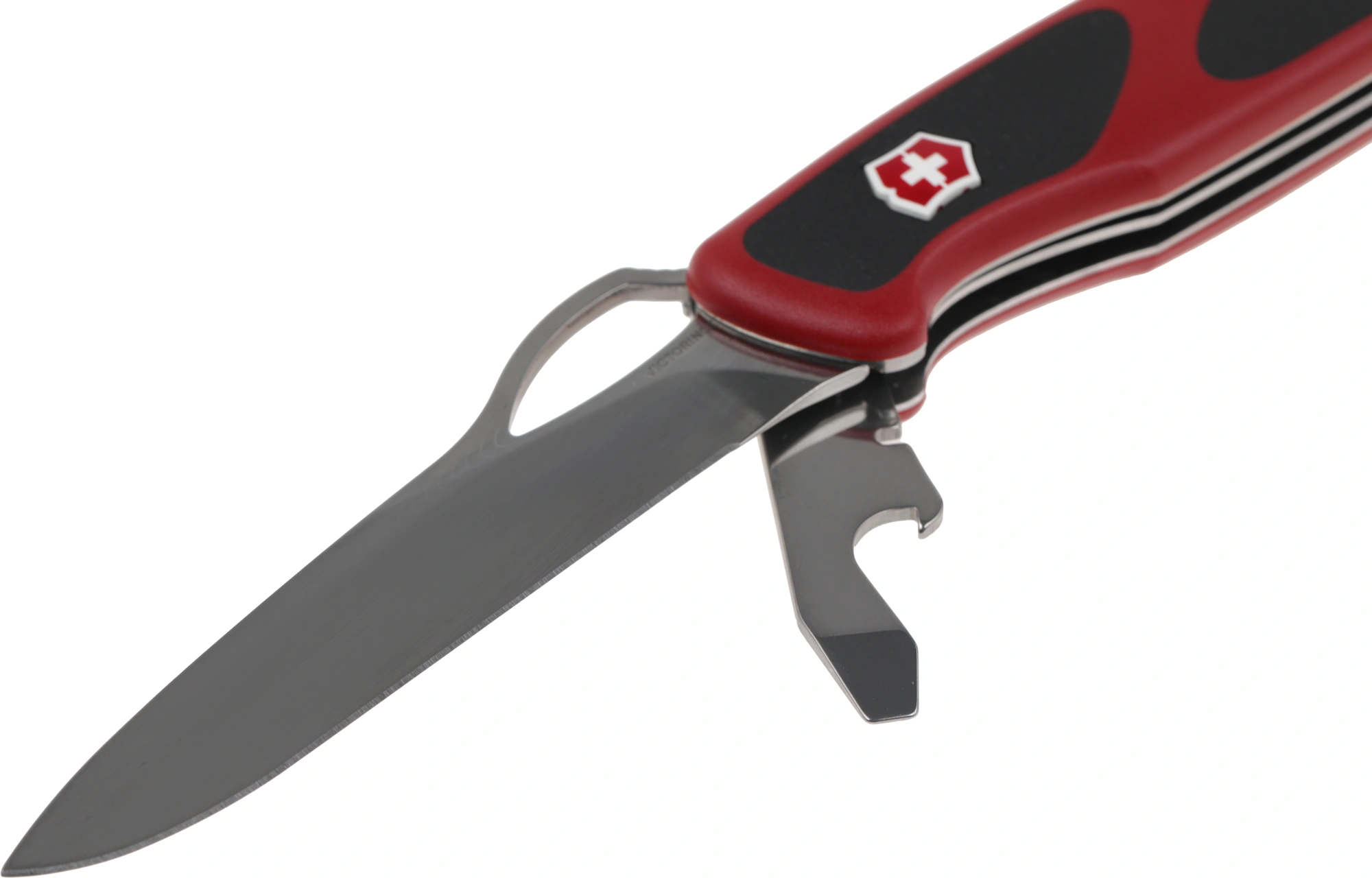 Нож перочинный Victorinox RangerGrip 61 (0.9553.MC) 130мм 11функц. красный/черный карт.коробка — миниатюра 3