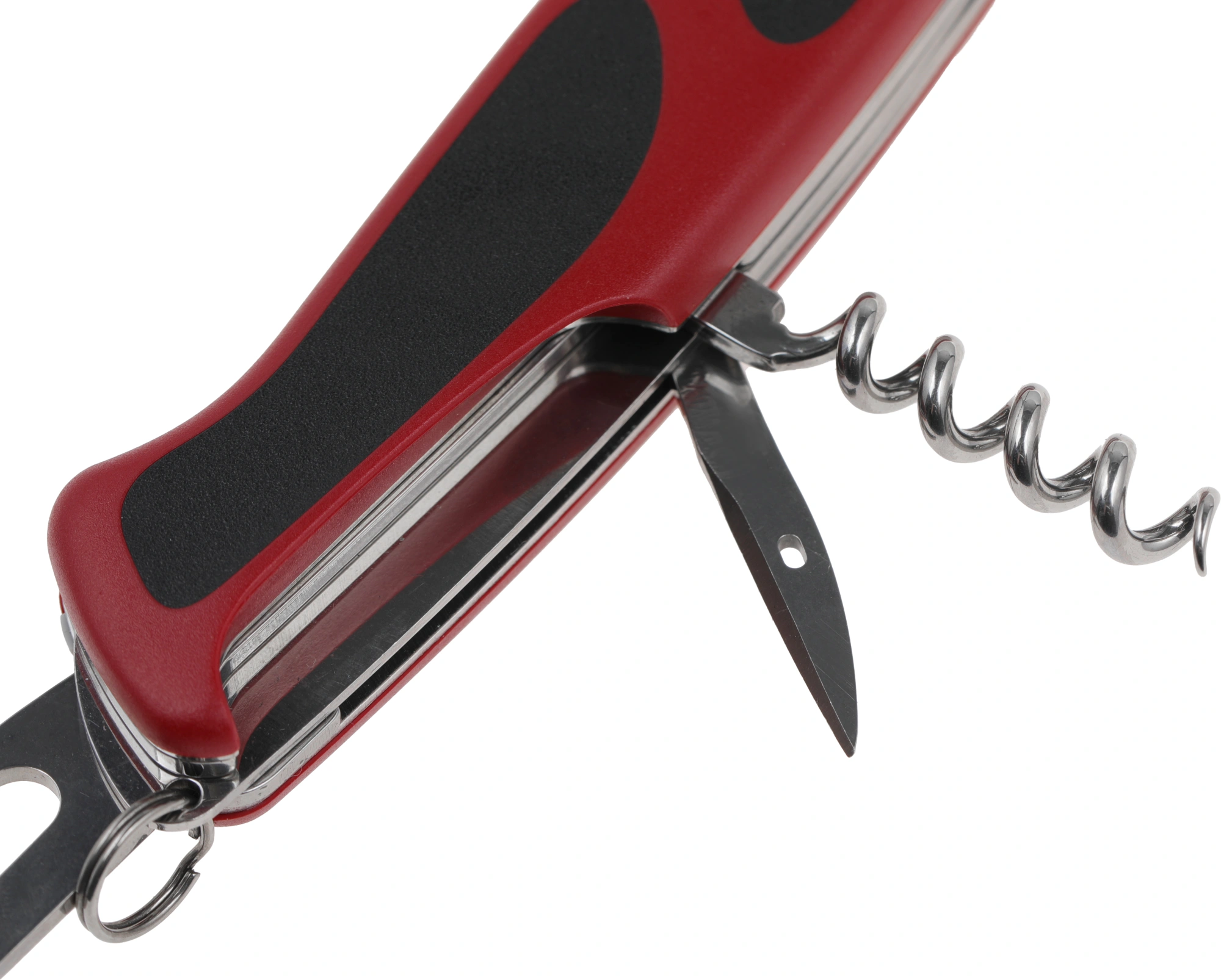 Нож перочинный Victorinox RangerGrip 61 (0.9553.MC) 130мм 11функц. красный/черный карт.коробка — миниатюра 5