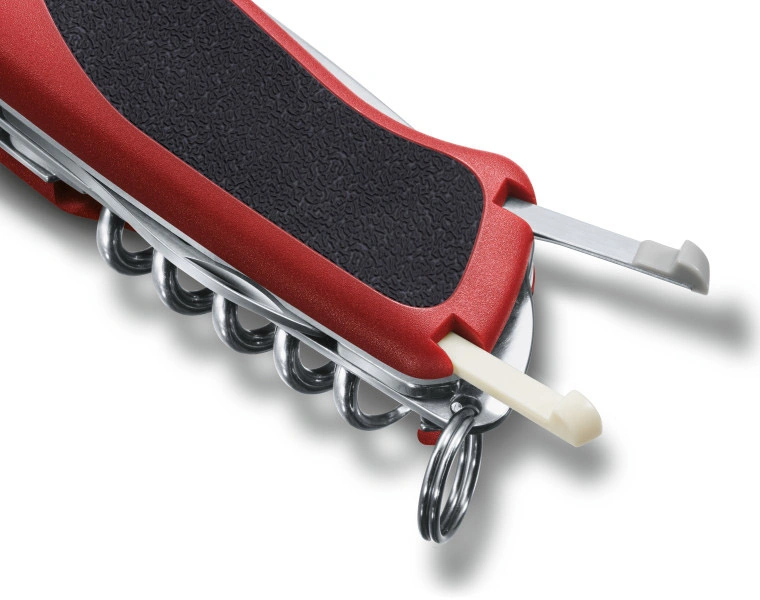 Нож перочинный Victorinox RangerGrip 61 (0.9553.MC) 130мм 11функц. красный/черный карт.коробка — миниатюра 9