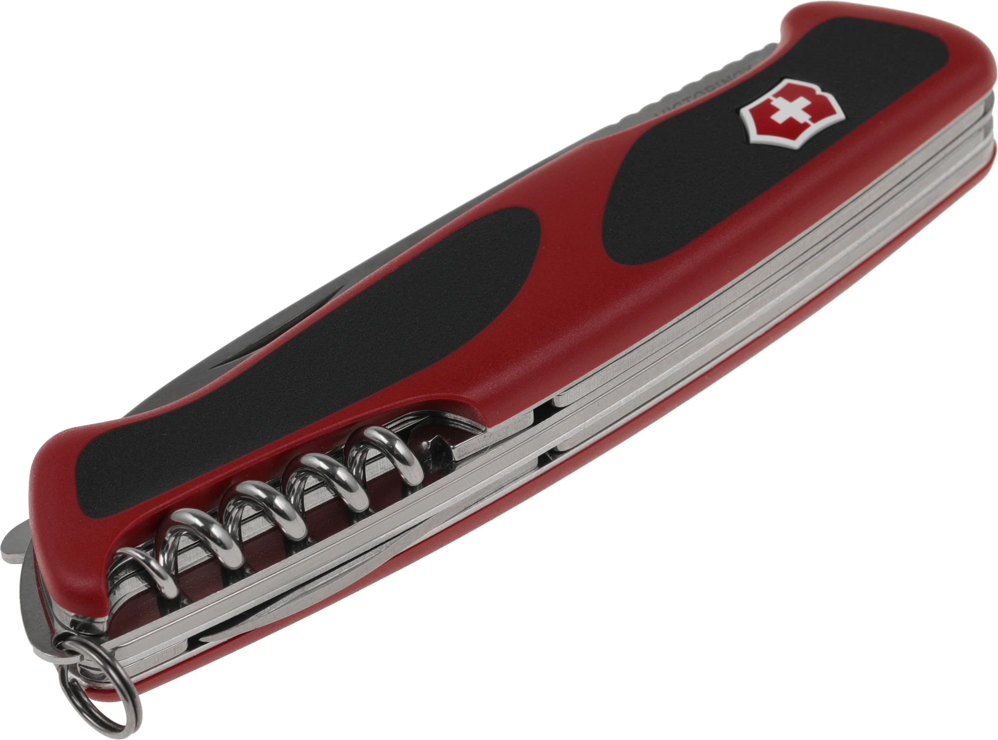 Нож перочинный Victorinox RangerGrip 55 (0.9563.C) 130мм 12функц. красный/черный карт.коробка — миниатюра 2
