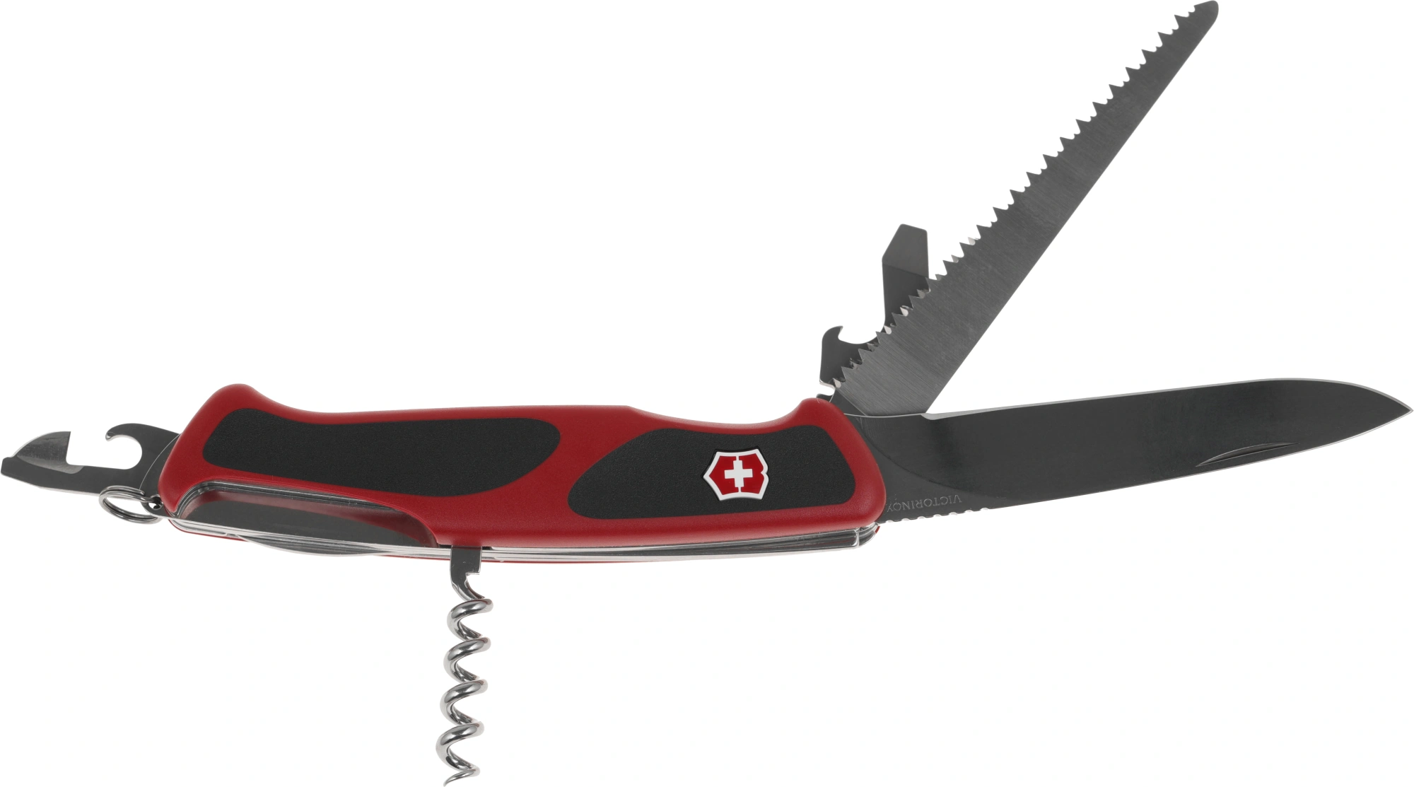 Нож перочинный Victorinox RangerGrip 55 (0.9563.C) 130мм 12функц. красный/черный карт.коробка — миниатюра 4