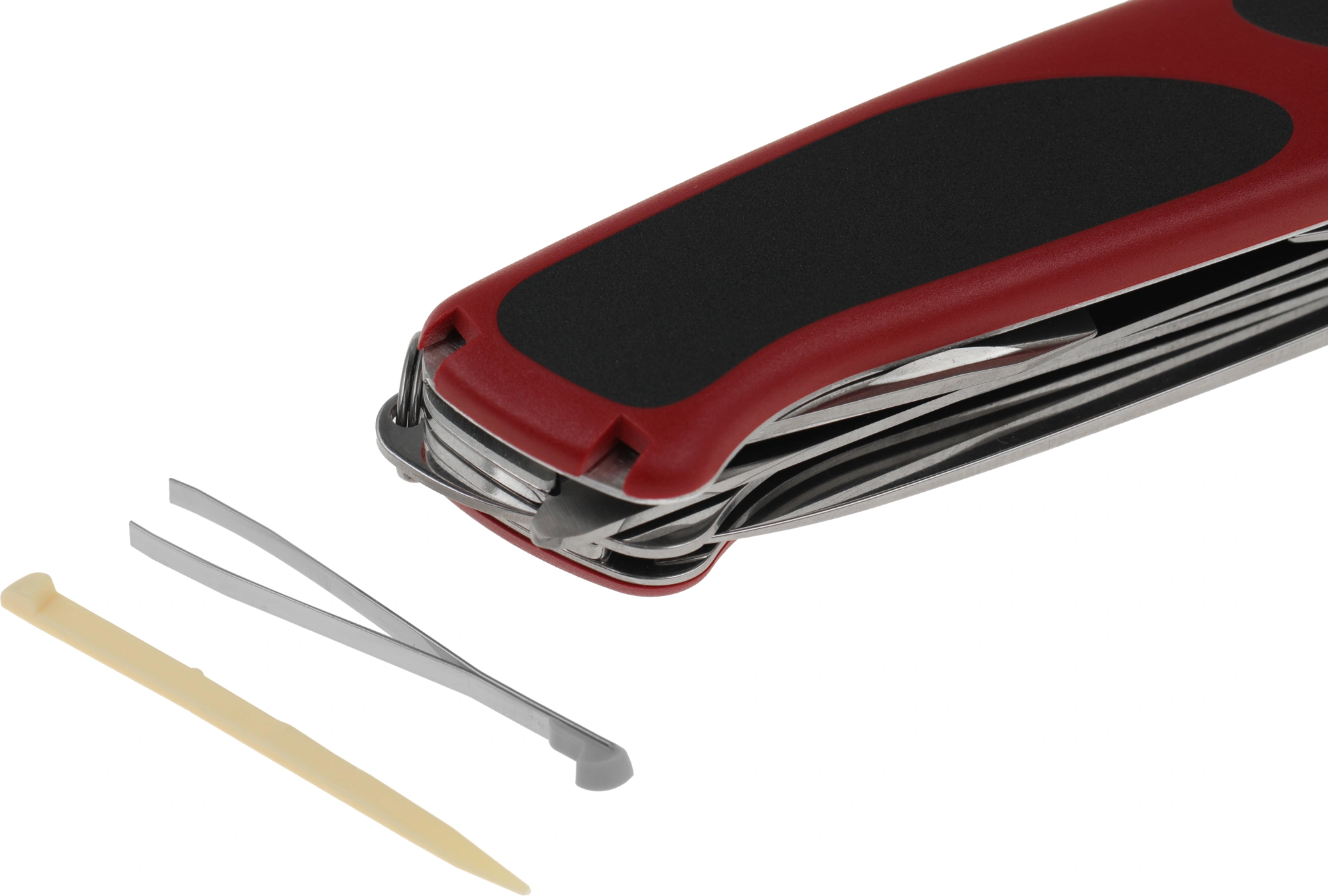 Нож перочинный Victorinox RangerGrip 55 (0.9563.C) 130мм 12функц. красный/черный карт.коробка — миниатюра 3