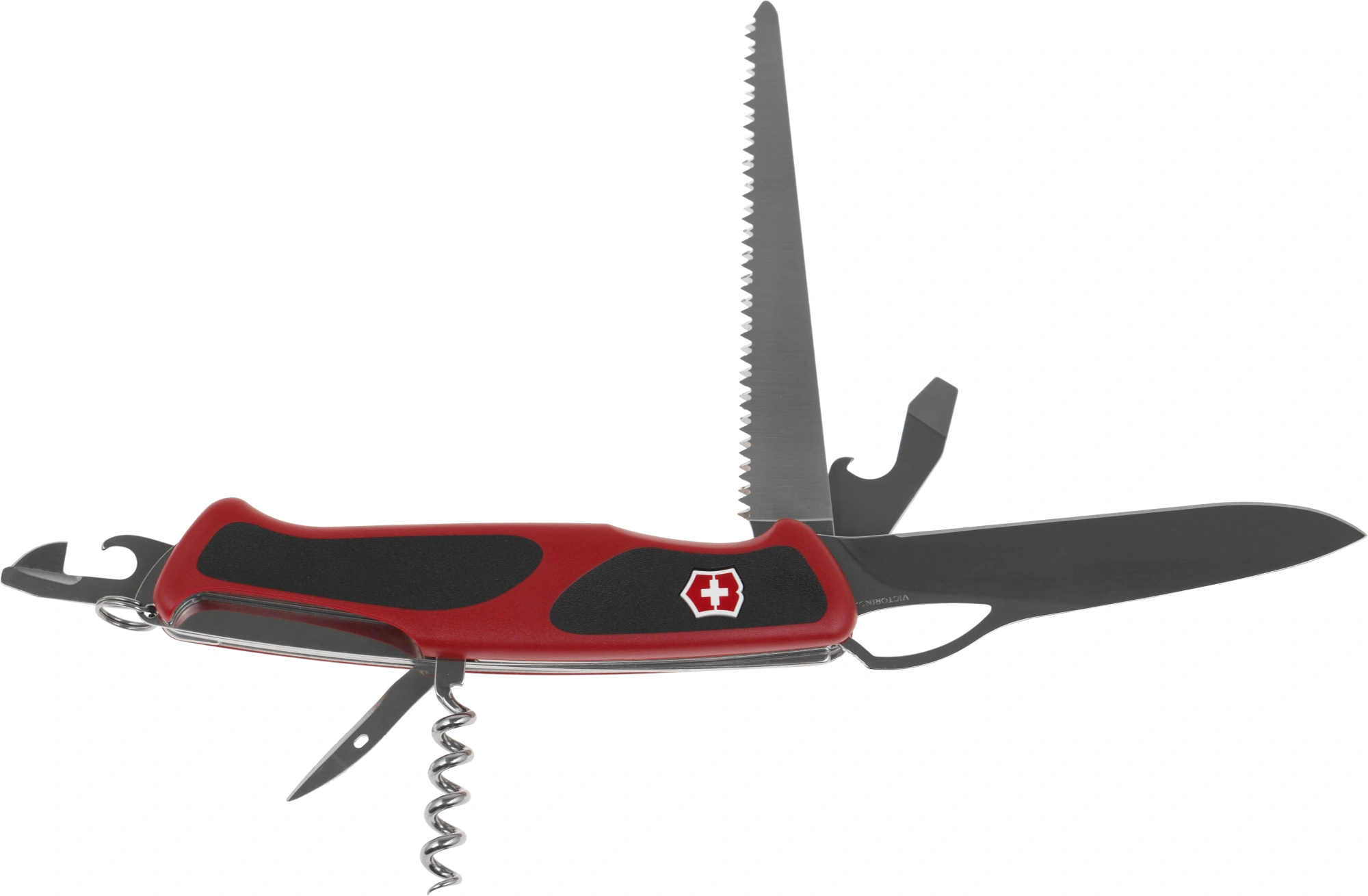 Нож перочинный Victorinox RangerGrip 79 (0.9563.MC) 130мм 12функц. красный/черный карт.коробка — миниатюра 2
