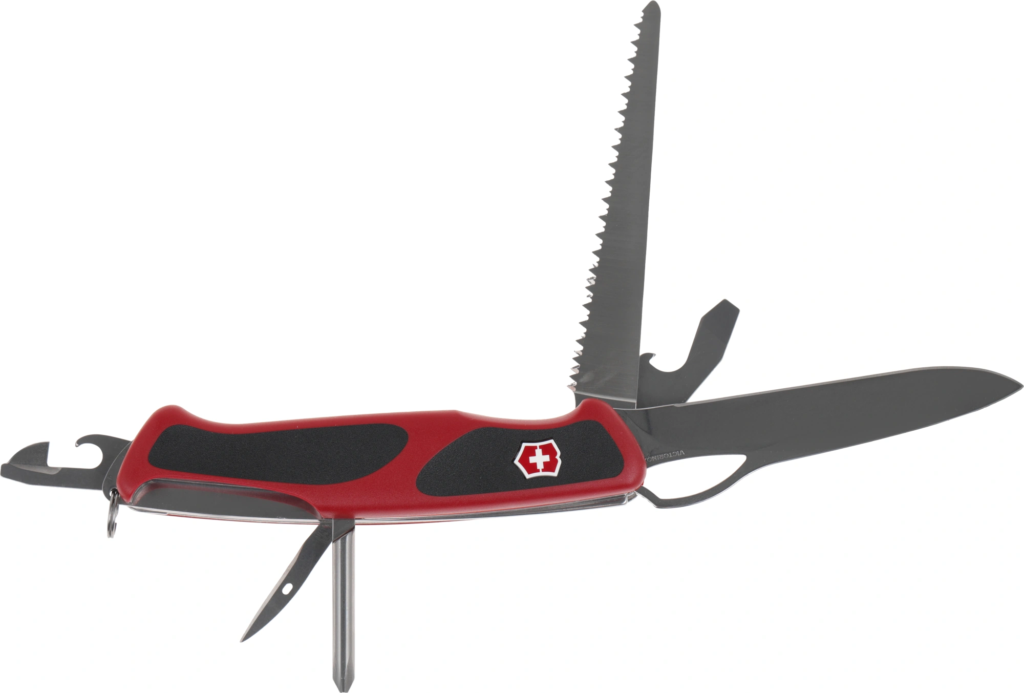 Нож перочинный Victorinox RangerGrip 78 (0.9663.MC) 130мм 12функц. красный/черный карт.коробка — миниатюра 2