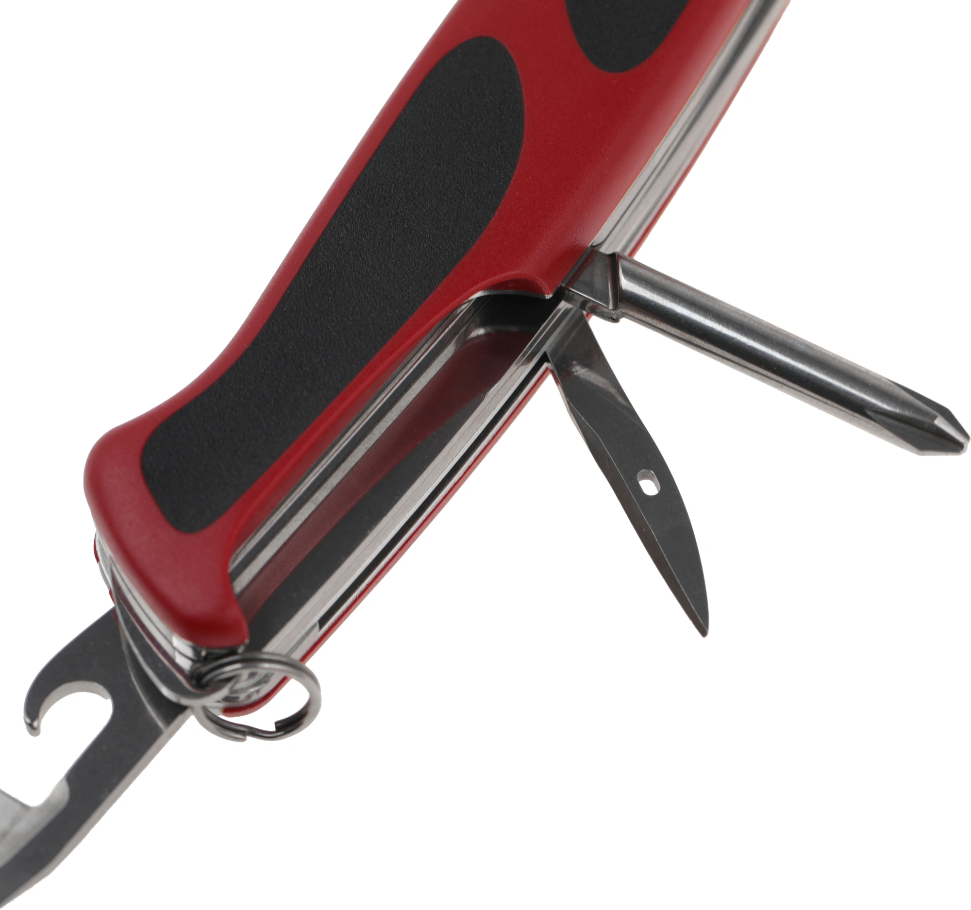 Нож перочинный Victorinox RangerGrip 78 (0.9663.MC) 130мм 12функц. красный/черный карт.коробка — миниатюра 3