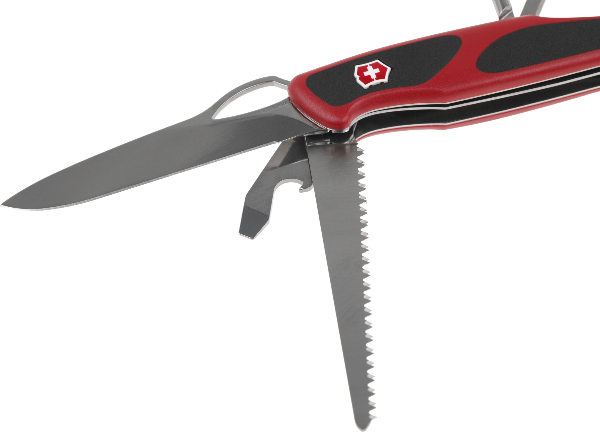 Нож перочинный Victorinox RangerGrip 78 (0.9663.MC) 130мм 12функц. красный/черный карт.коробка — миниатюра 5