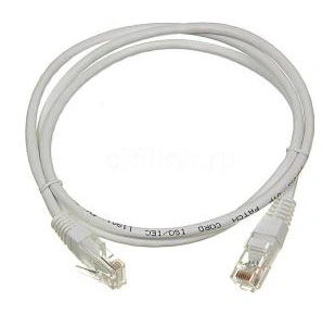 Патч-корд Lanmaster TWT-45-45-2.0/S-GY FTP RJ-45 вил.-вилка RJ-45 кат.5E 2м серый ПВХ (уп.:1шт) — фото 1