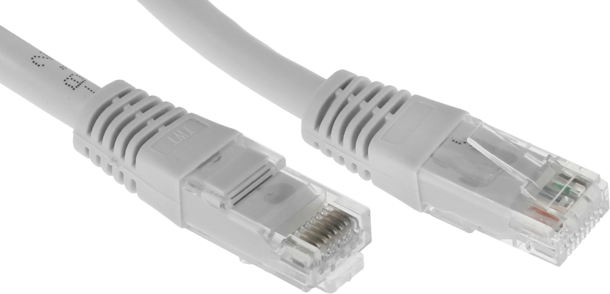 Патч-корд Lanmaster TWT-45-45-3.0/6-GY UTP RJ-45 вил.-вилка RJ-45 кат.6 3м серый ПВХ (уп.:1шт) — миниатюра 3