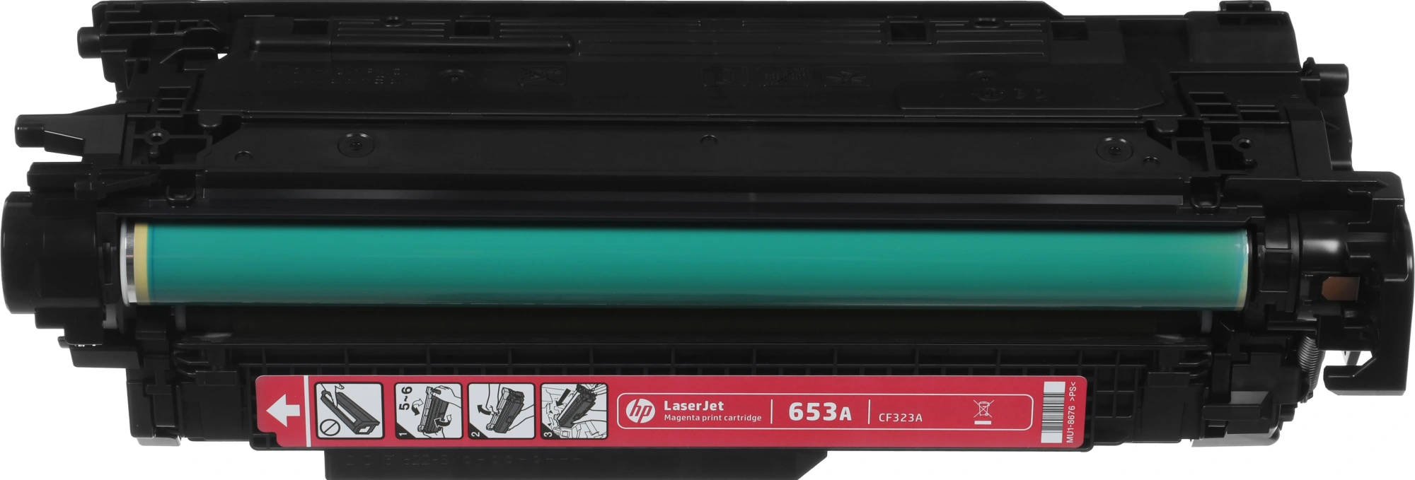 Картридж лазерный HP 653A CF323A пурпурный бар.в компл. (16000стр.) для HP MFP M680/Flow MFP M680 — миниатюра 6