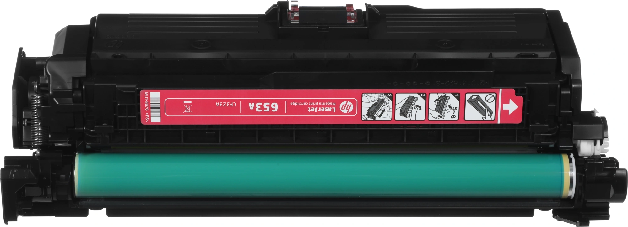 Картридж лазерный HP 653A CF323A пурпурный бар.в компл. (16000стр.) для HP MFP M680/Flow MFP M680 — миниатюра 9
