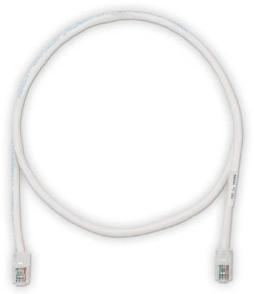 Патч-корд Panduit UTPCH15MY RJ-45 вил.-вилка RJ-45 кат.5E 15м белый ПВХ — фото 1