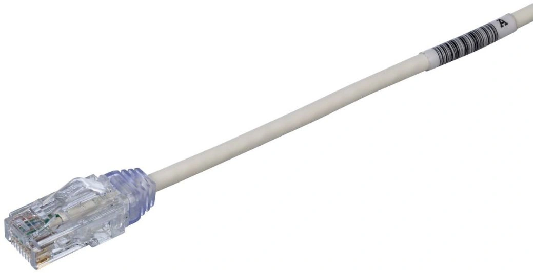 Патч-корд Panduit UTPSPL5MY UTP RJ-45 вил.-вилка RJ-45 кат.6 5м белый LSZH — фото 1