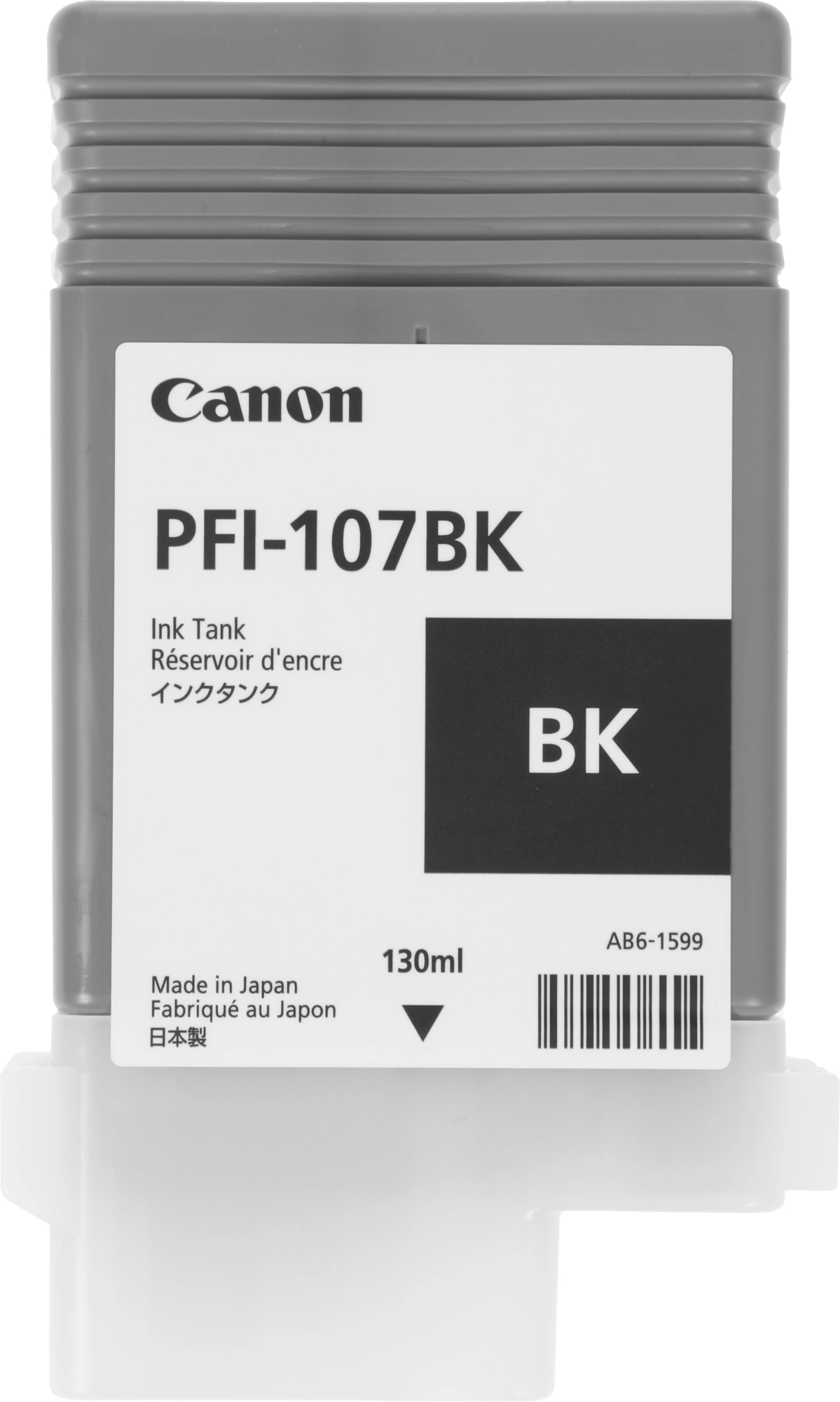 Картридж струйный Canon PFI-107BK 6705B001 черный (130мл) для Canon iP F680/685/780/785 — миниатюра 3