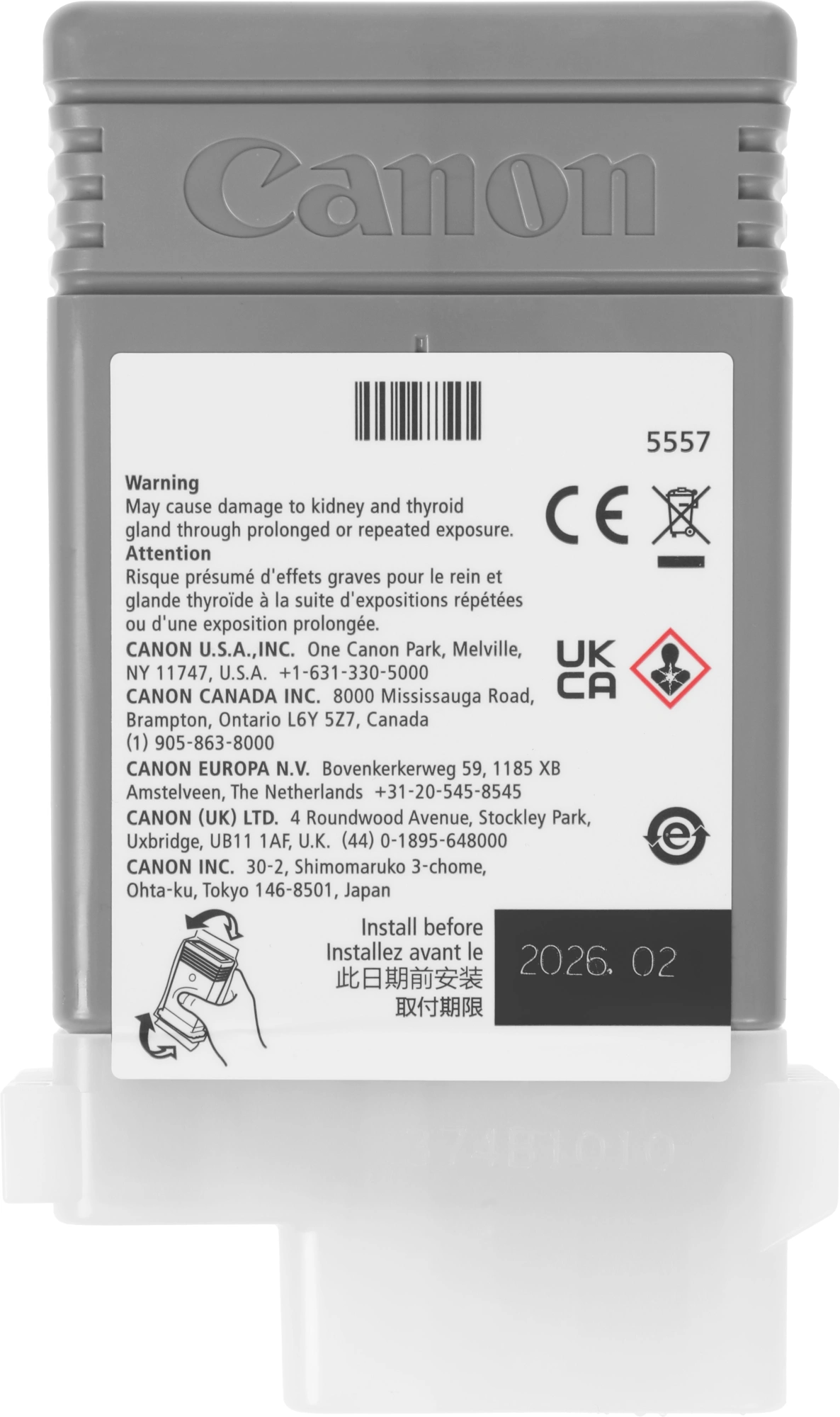 Картридж струйный Canon PFI-107BK 6705B001 черный (130мл) для Canon iP F680/685/780/785 — миниатюра 4