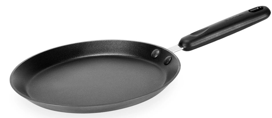 Сковорода блинная Rondell Pancake frypan RDA-128 круглая 26см покрытие: TriTitan ручка несъемная (без крышки) черный — фото 1