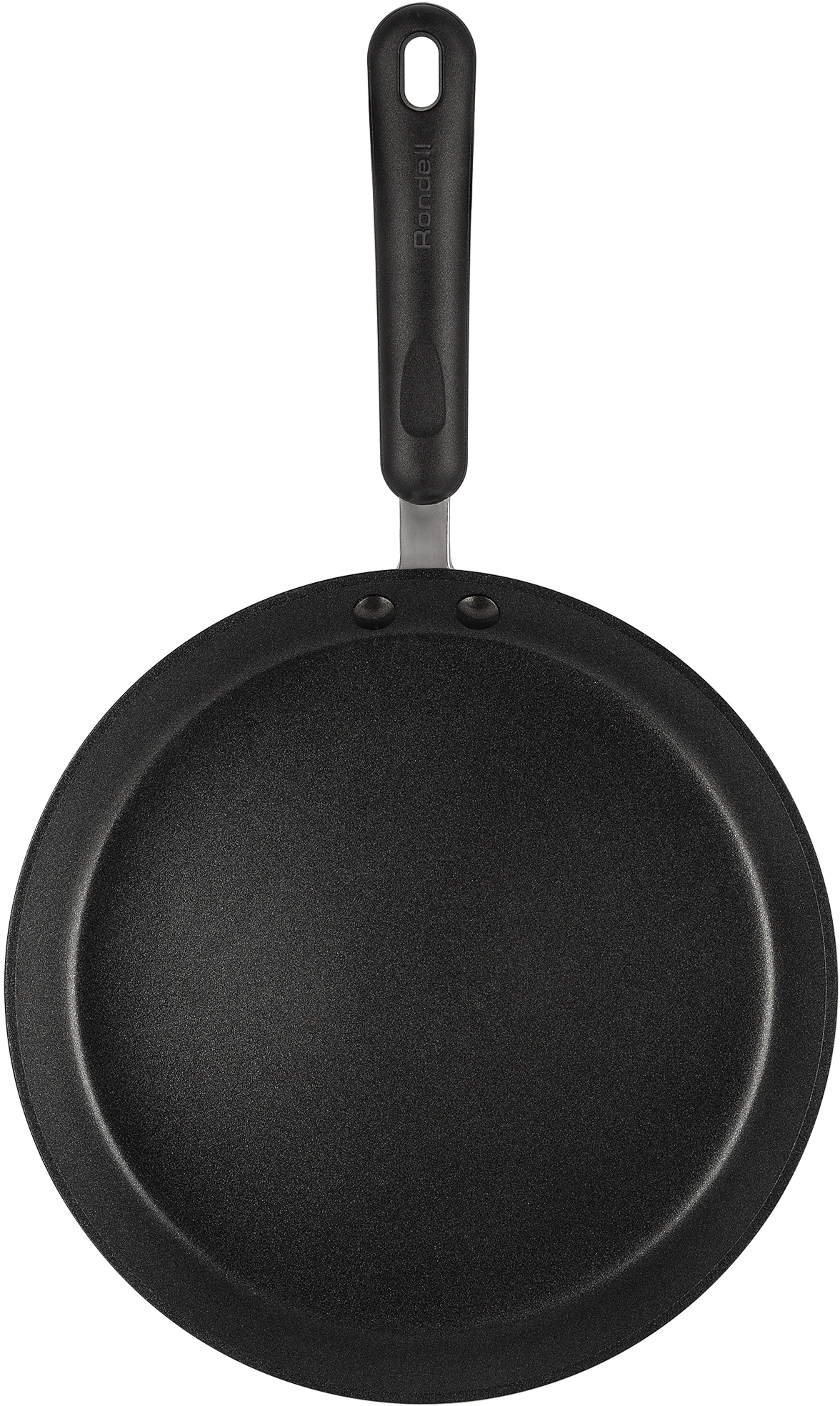 Сковорода блинная Rondell Pancake frypan RDA-128 круглая 26см покрытие: TriTitan ручка несъемная (без крышки) черный — миниатюра 2