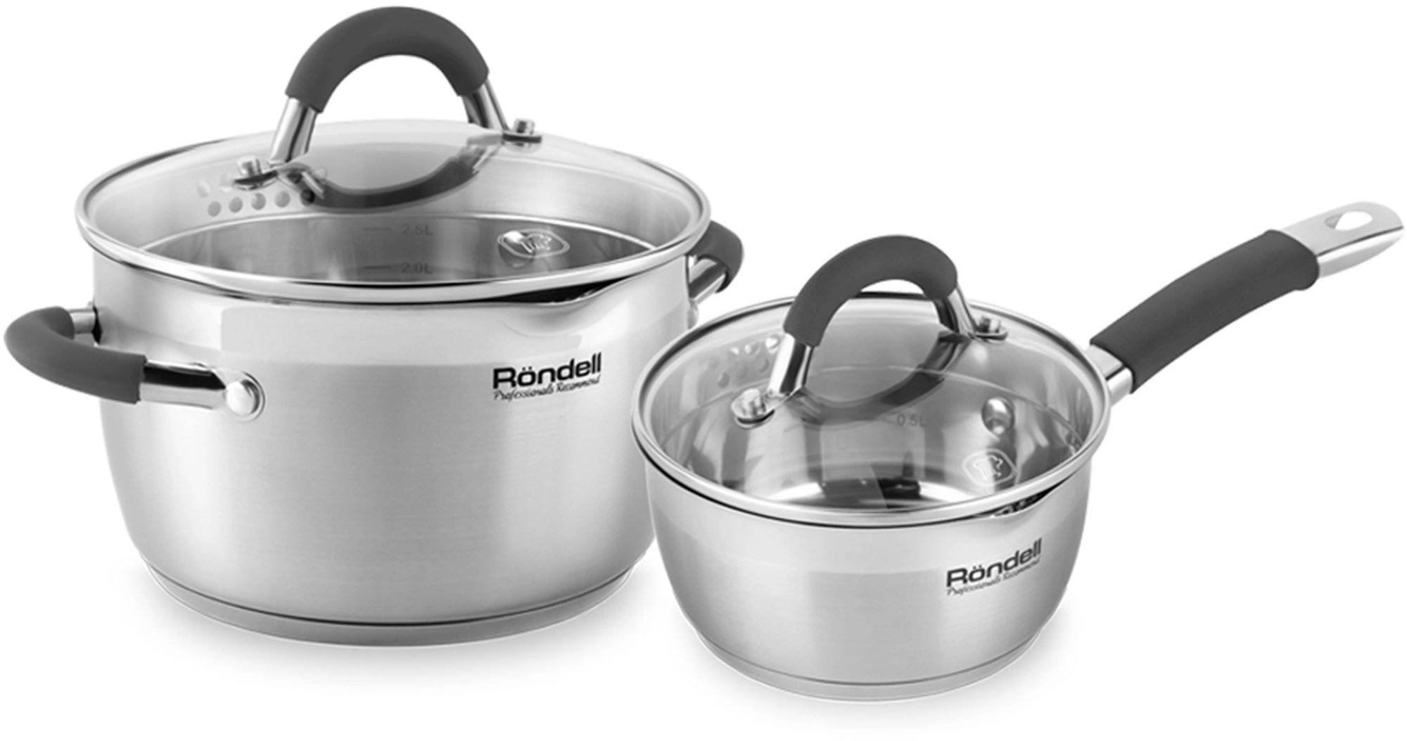 Набор кастрюль Rondell Flamme RDS-340 4 предмета — фото 1