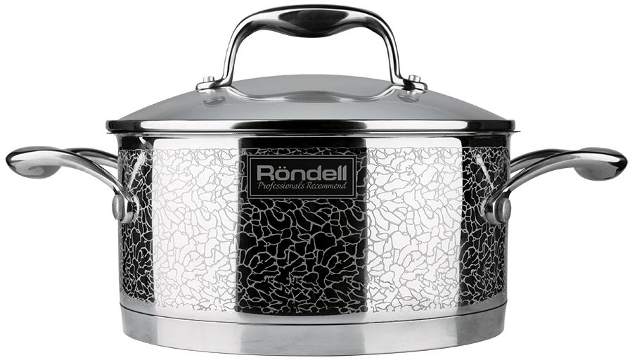 Кастрюля Rondell Vintage RDS-343 3л. d=20см (с крышкой) стальной — миниатюра 2