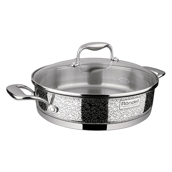 Сотейник Rondell Vintage RDS-353 2.9л. d=26см (с крышкой) стальной — миниатюра 3