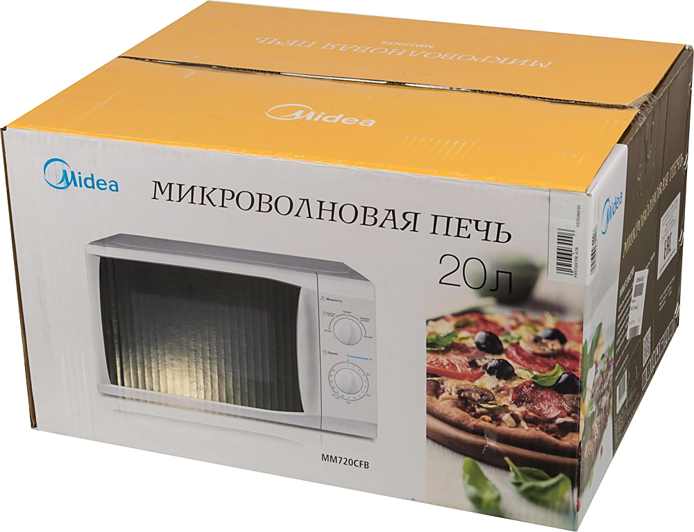 Микроволновая Печь Midea MM720CFB 20л. 700Вт белый — миниатюра 7