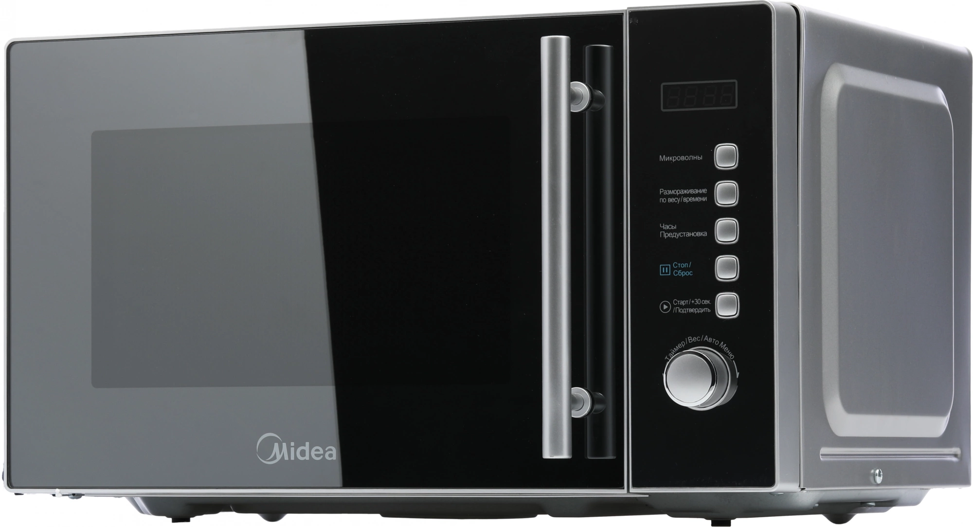 Микроволновая Печь Midea AM820CMF 20л. 800Вт серебристый — миниатюра 3