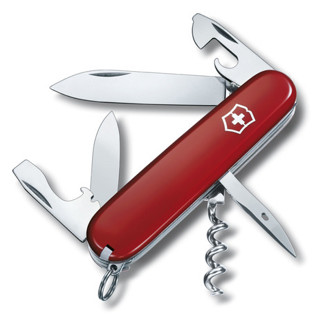 Нож перочинный Victorinox Spartan (1.3603.B1) 91мм 12функц. красный блистер — миниатюра 2