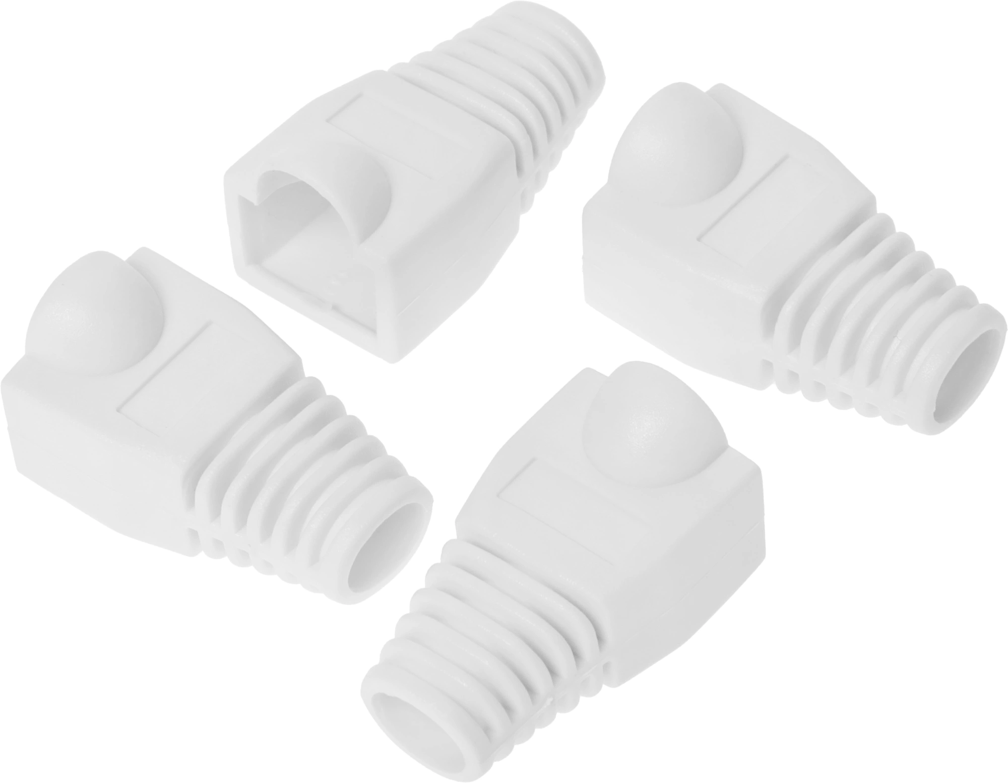 Колпачок Lanmaster (TWT-BO-6.0-WH/100) белый (упак.:100шт) — миниатюра 2