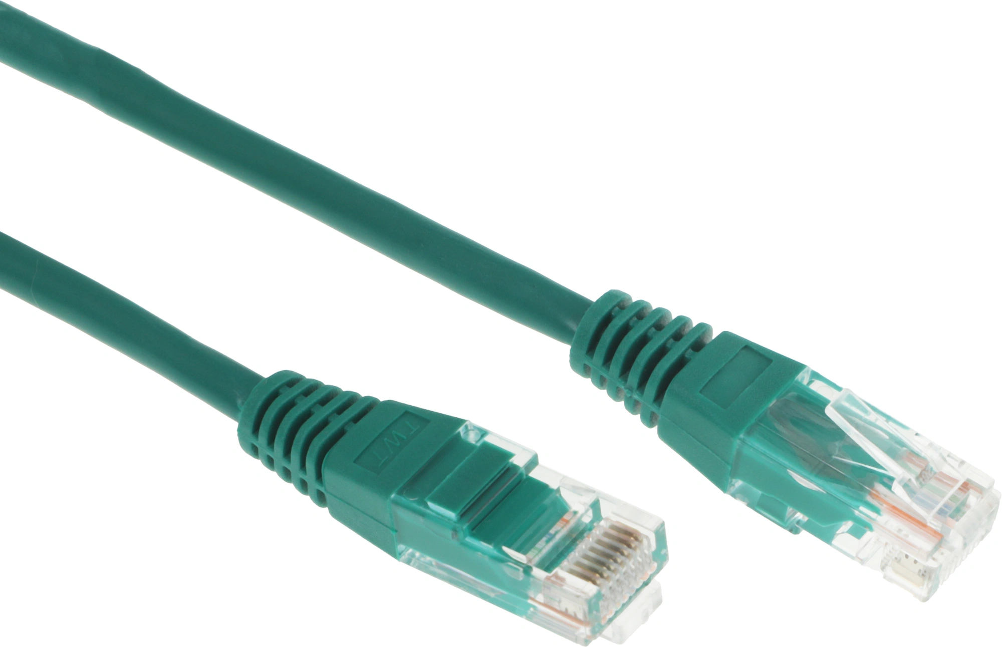 Патч-корд Lanmaster UTP TWT-45-45-3.0-GN UTP RJ-45 вил.-вилка RJ-45 кат.5E 3м зеленый ПВХ (уп.:1шт) — миниатюра 3