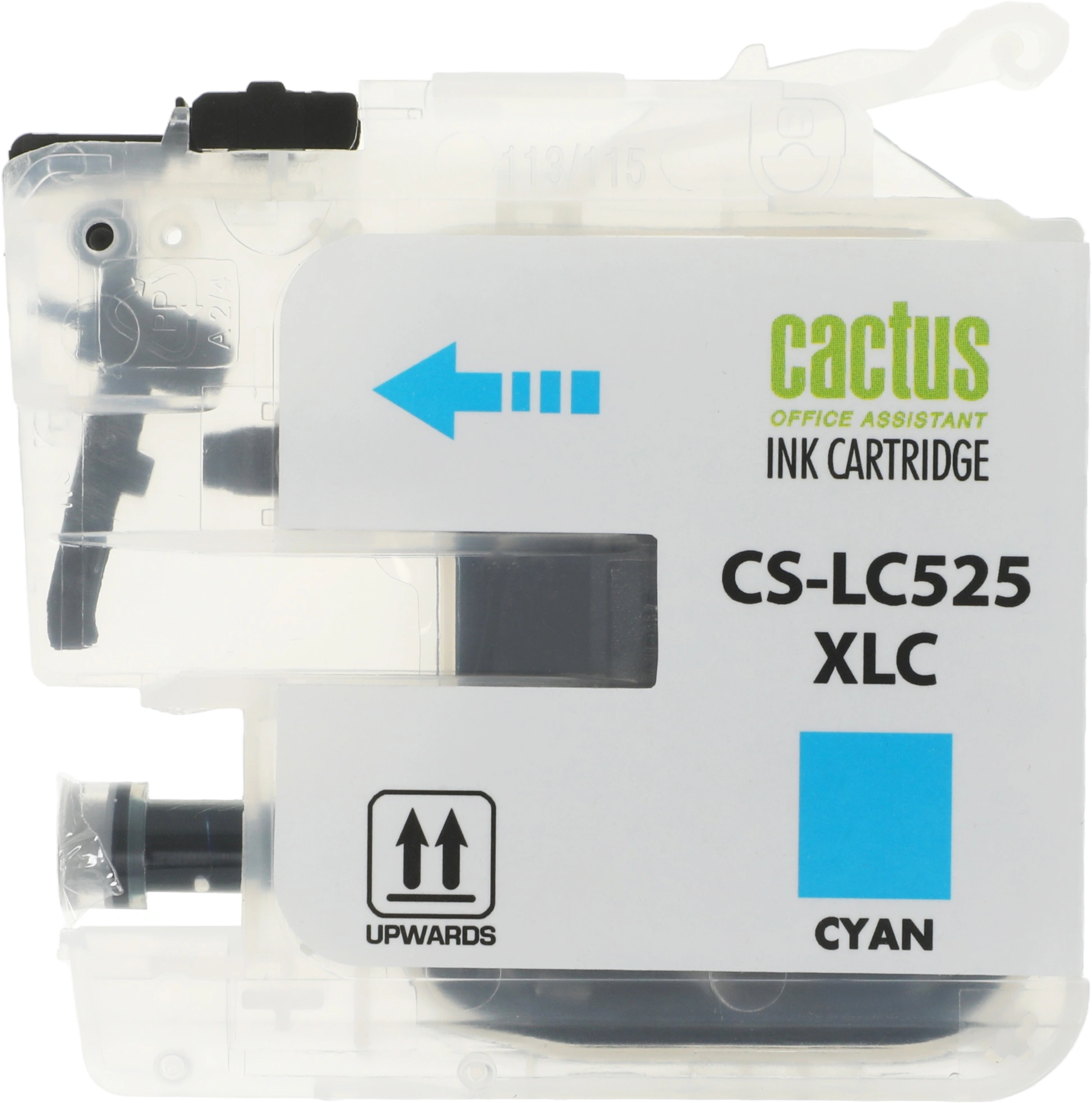 Картридж струйный Cactus CS-LC525XLC голубой (14.4мл) для Brother DCP-J100/J105/J200 с чипом — миниатюра 6