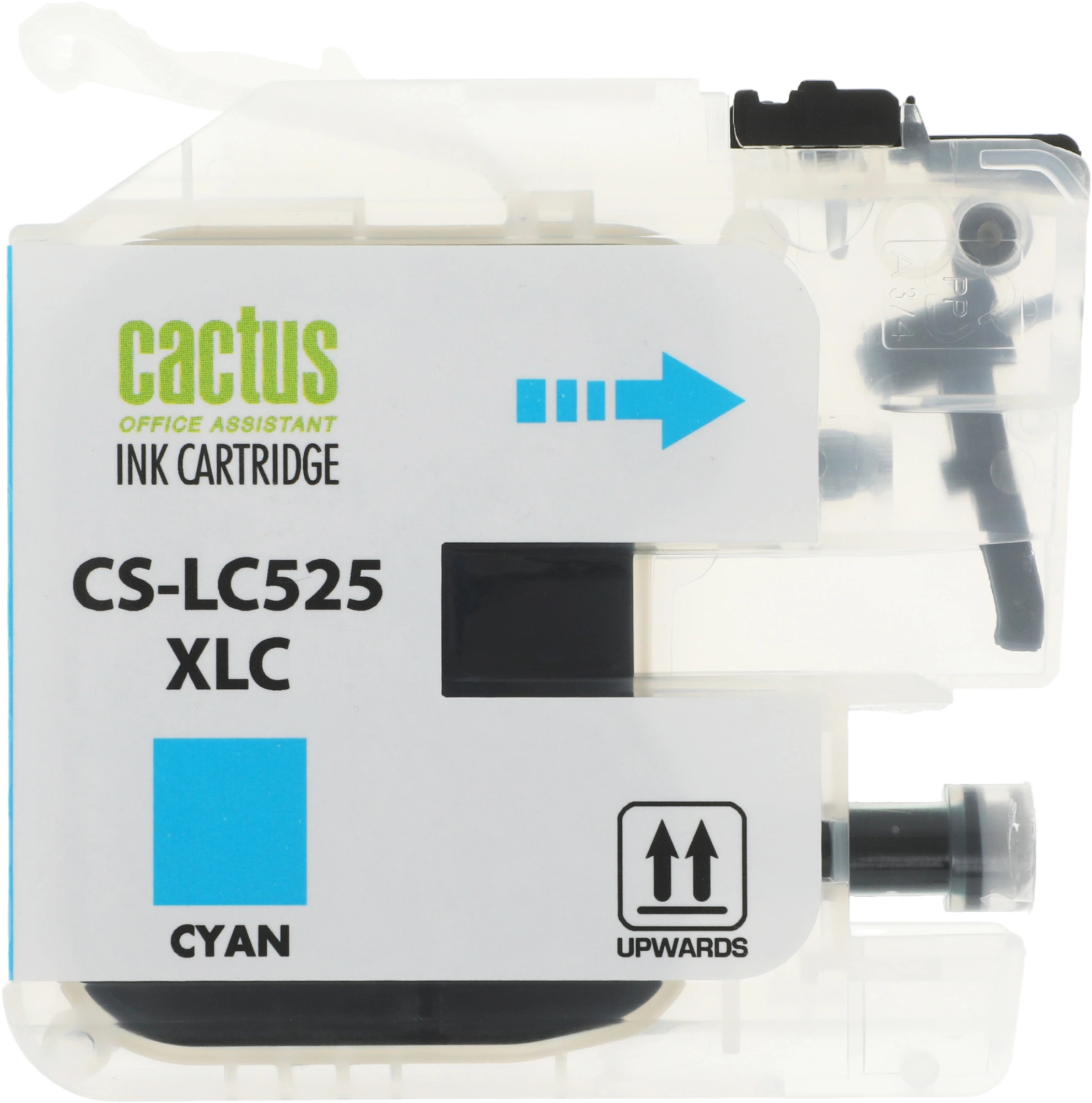 Картридж струйный Cactus CS-LC525XLC голубой (14.4мл) для Brother DCP-J100/J105/J200 с чипом — миниатюра 7