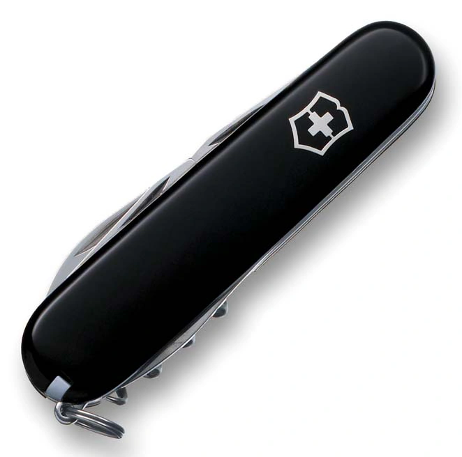 Нож перочинный Victorinox Spartan (1.3603.3B1) 91мм 12функц. черный блистер — миниатюра 2