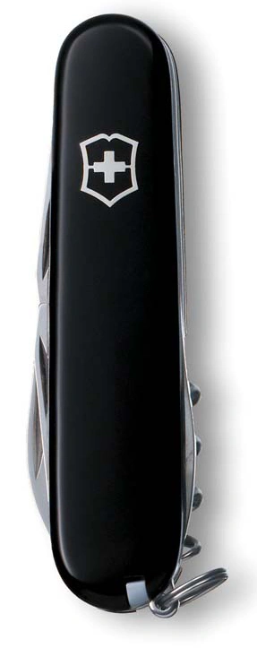 Нож перочинный Victorinox Spartan (1.3603.3B1) 91мм 12функц. черный блистер — миниатюра 3