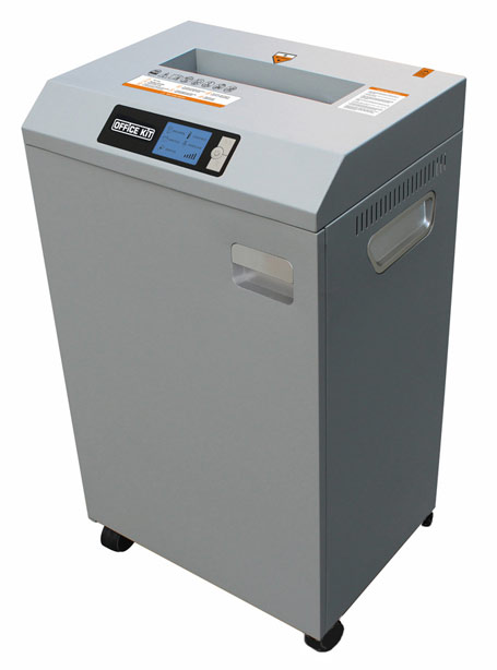 Шредер Office Kit S600 3.9x30 (секр.P-4) фрагменты 25лист. 60лтр. скрепки скобы пл.карты CD — фото 1