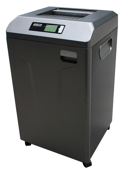 Шредер Office Kit S1150 1.9х15 (секр.P-5)/фрагменты/22лист./115лтр./скрепки/скобы/пл.карты/CD — фото 1