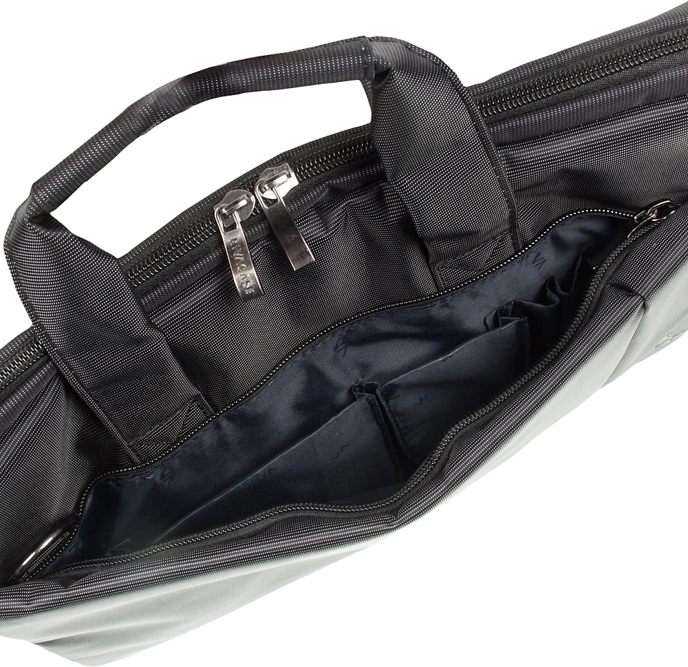 Сумка для ноутбука 13.3" Riva 8221 черный полиэстер (8221 BLACK) — миниатюра 2