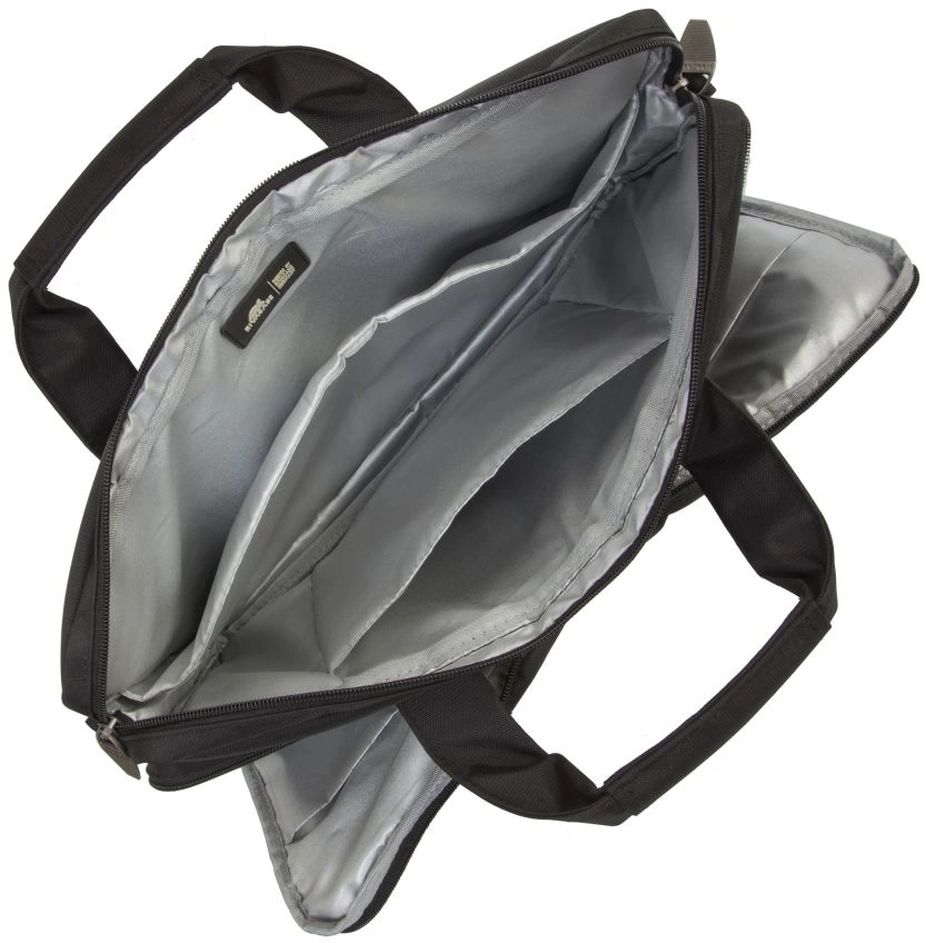 Сумка для ноутбука 16" Riva 8530 черный полиэстер (8530 BLACK) — миниатюра 3