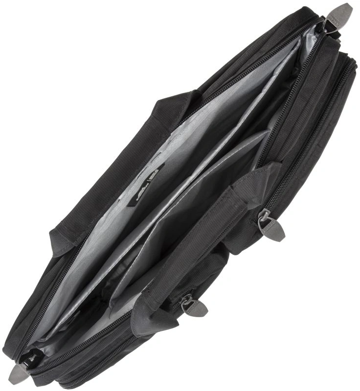 Сумка для ноутбука 16" Riva 8530 черный полиэстер (8530 BLACK) — миниатюра 4