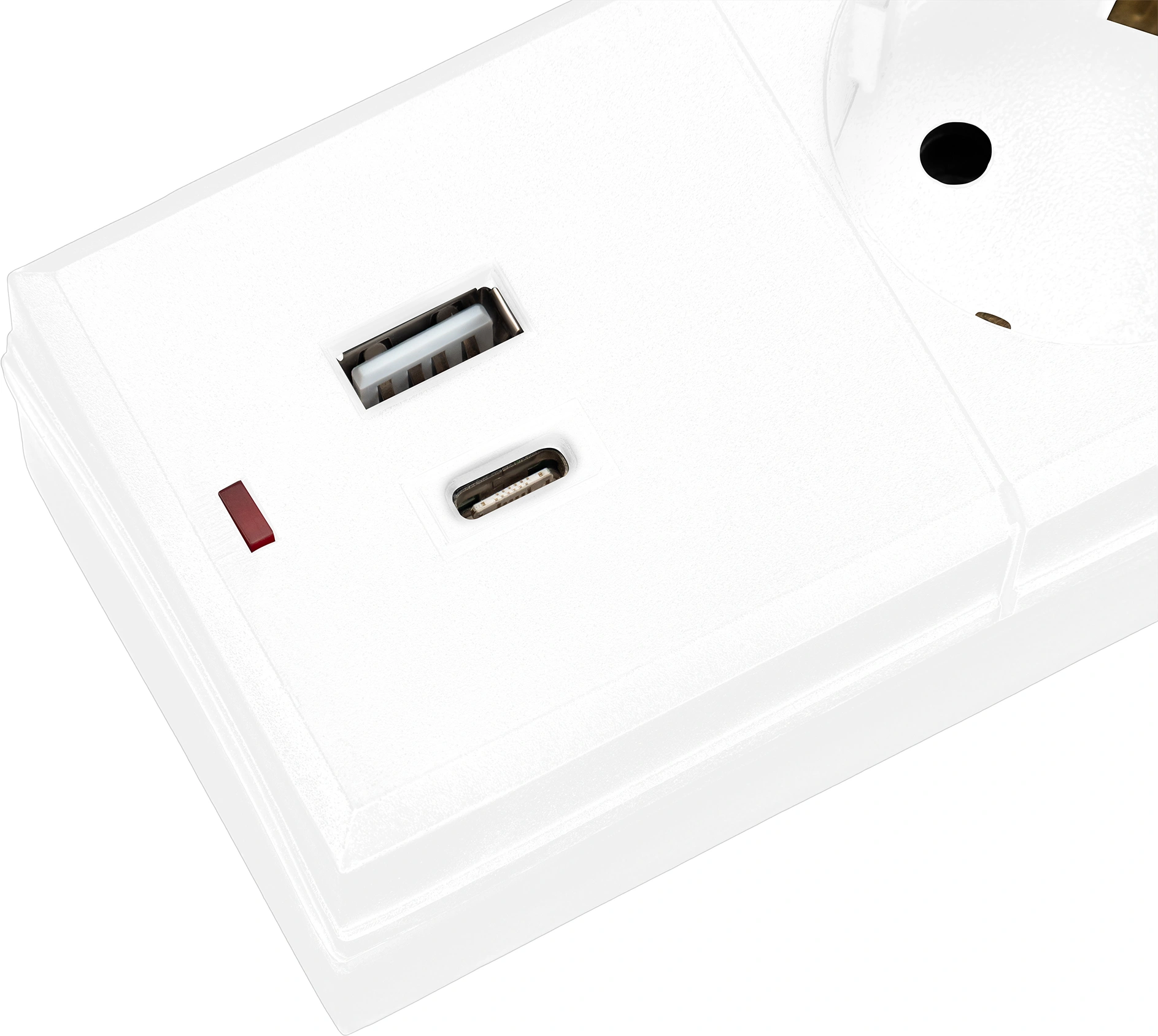 Сетевой фильтр Buro BU-SP3_USB_2A-W 3м (6 розеток) белый (коробка) — миниатюра 9