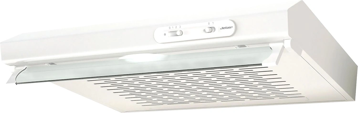 Вытяжка козырьковая Jet Air Light WH/F/50 белый управление: ползунковое (1 мотор) — миниатюра 2