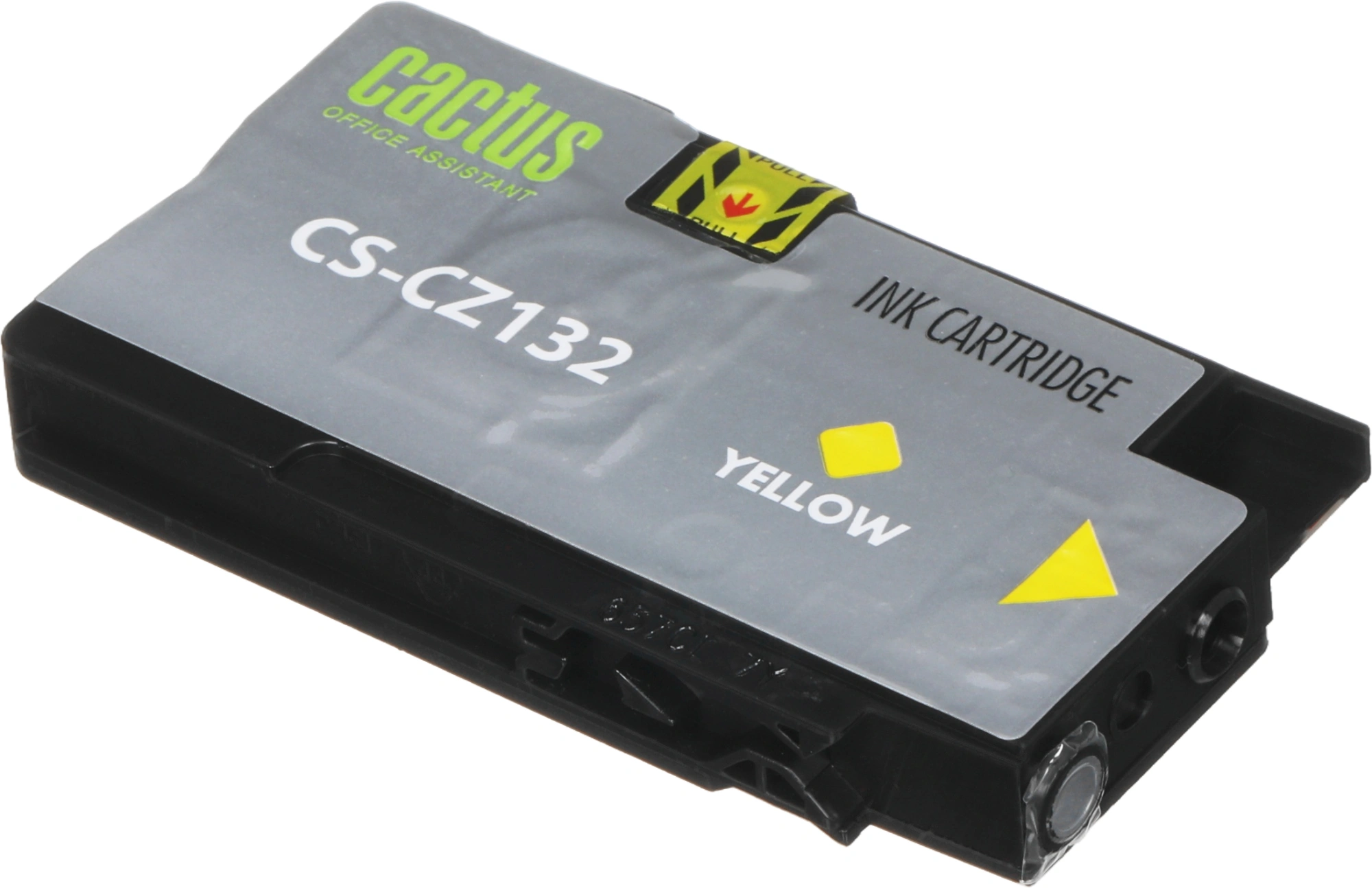Картридж струйный Cactus CS-CZ132 №711 желтый (26мл) для HP DJ T120/T520/530 с чипом — миниатюра 2