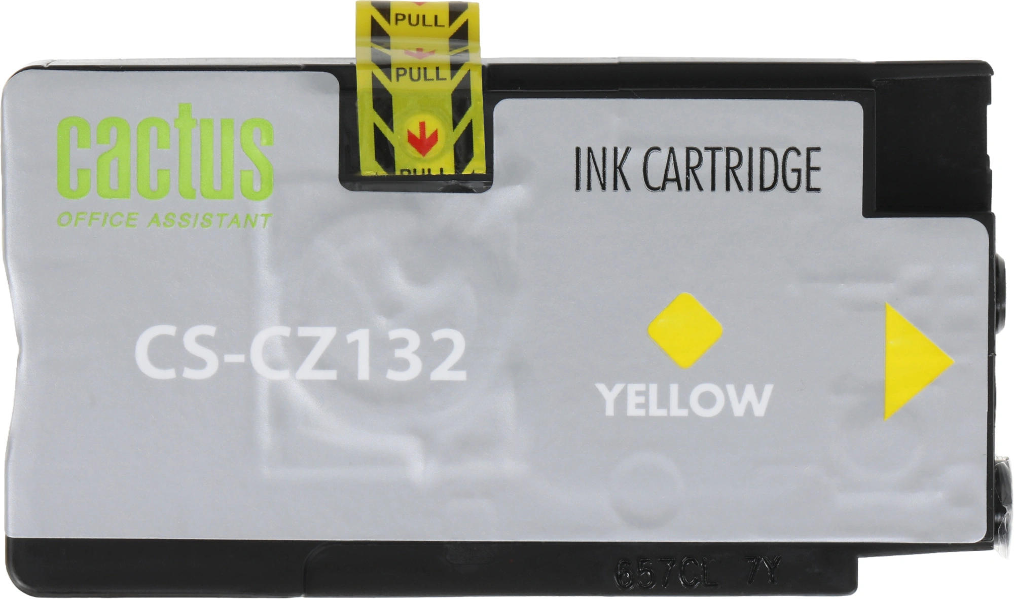 Картридж струйный Cactus CS-CZ132 №711 желтый (26мл) для HP DJ T120/T520/530 с чипом — миниатюра 5